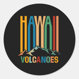Hawaii Volcanoes Nationalpark Besucher Dripg Runder Aufkleber