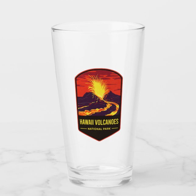 Hawaii Volcanoes-Nationalpark Glas (Vorderseite)