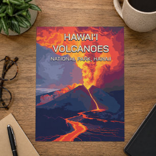 Hawai'i Volcanoes Nationalpark Hawaii Postkarte
