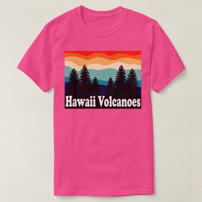Hawaii Volcanoes Nationalpark Hawaii T-Shirt (Design vorne)