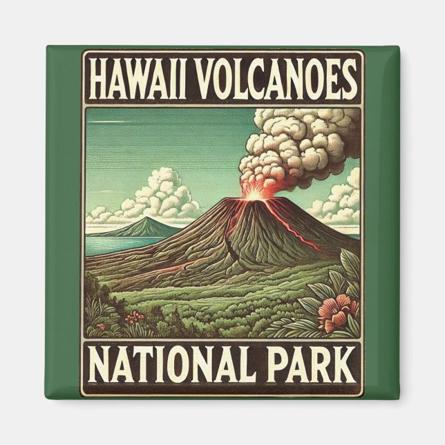 Hawaii Volcanoes-Nationalpark Magnet (Vorne)