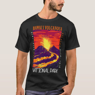 Hawaii-Vulkane-Nationalpark Kilauea-Vulkan Vin T-Shirt