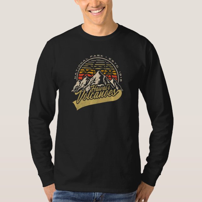 Hawaii-Vulkaninseln Vintag 3 T-Shirt (Vorderseite)
