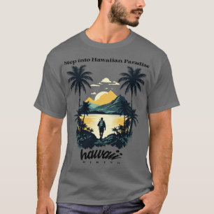 Hawaii Wanderung Tretgang ins Hawaiianische Paradi T-Shirt