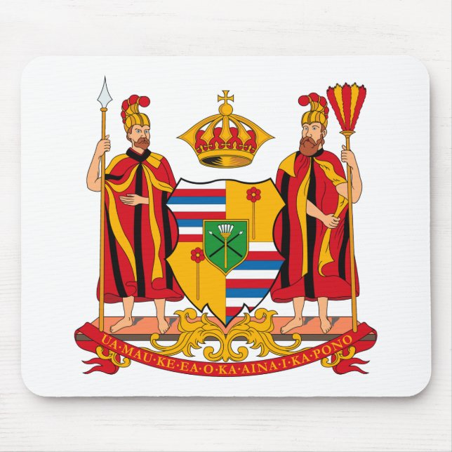 Hawaii-Wappen Mousepad (Vorne)