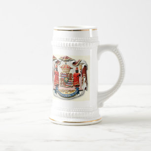 Hawaii Wappen Siegel Bierglas
