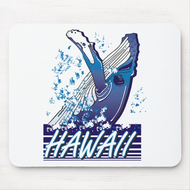 Hawaii-Whale Mousepad (Vorne)