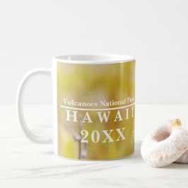 Hawaii Wild Orchid - Nationalpark Vulkane Jahr Kaffeetasse