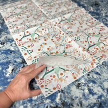 Hawaii Wildlife Birds Abstrakt Floral Tropical