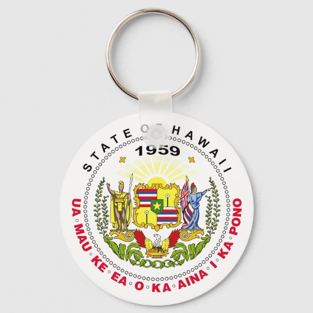 Hawaii-Zeichen Schlüsselanhänger (Vorderseite)