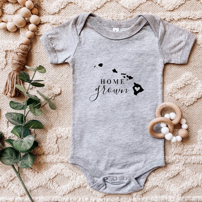 Hawaii Zuhause Grown Staat T-Shirt Baby Strampler (Von Creator hochgeladen)
