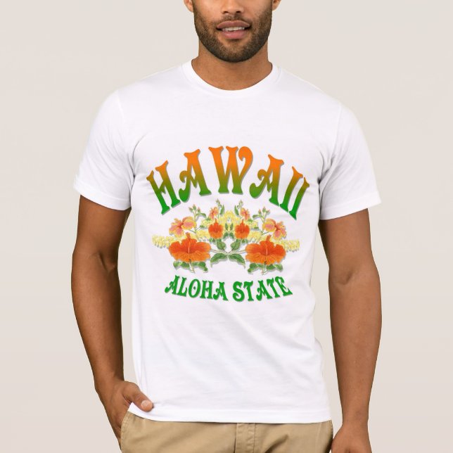 HawaiiAloha Staat T-Shirt (Vorderseite)