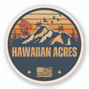 Hawaiian Acres, Hawaii Aufkleber