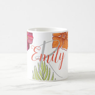 Hawaiian Aloha Floral Kaffeetasse