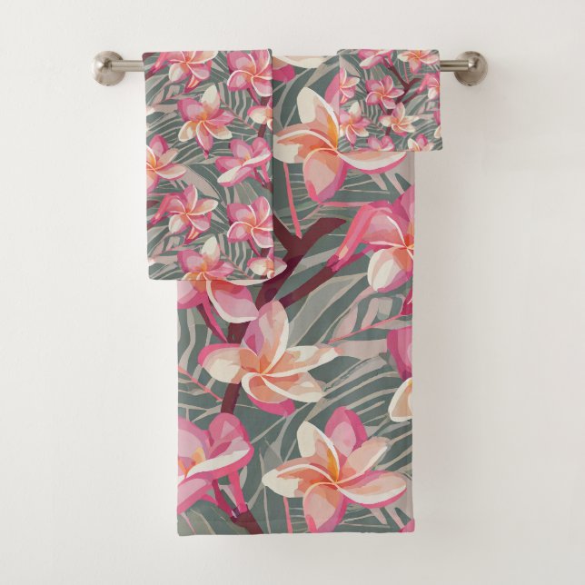 Hawaiian Aloha imprimer Motif tropical (En situation)