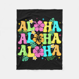 Hawaiian Aloha Tropical Luau Kostume Party Hawaii Fleecedecke