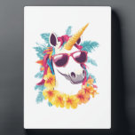 Hawaiian Aloha Unicorn Fotoplatte<br><div class="desc">Hawaiian Aloha Unicorn</div>