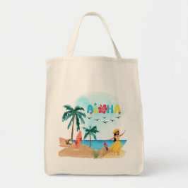Hawaiian Aloha Vibes Tote Bag Tragetasche
