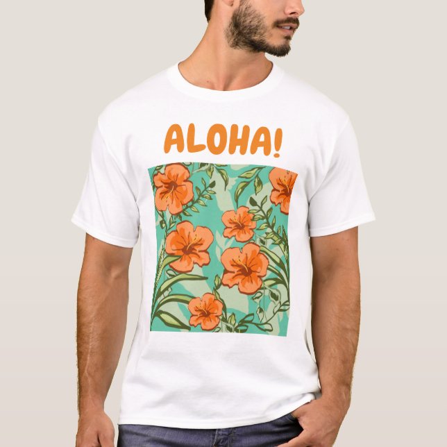 HAWAIIAN ART T - SHIRT (Vorderseite)