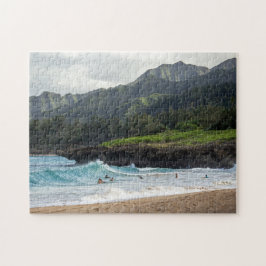Hawaiian Beach Oahu Surfers