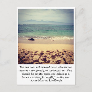 Hawaiian Beach Postcard Postkarte