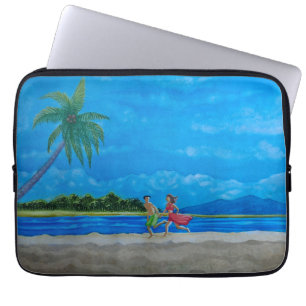Hawaiian Beach Run Laptopschutzhülle