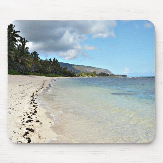 Hawaiian Beach Szenes Mousepad (Vorne)
