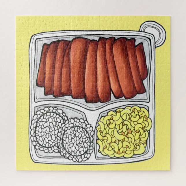 Hawaiian Cuisine Plunch Rice Makaroni Salad (Vertikal)