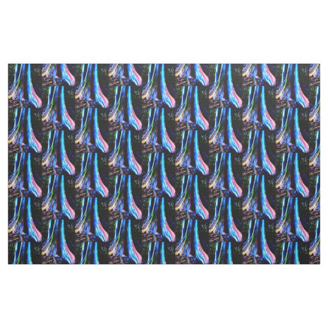 HAWAIIAN EUCALYPTUS RAINBOW BAUM STOFF (Fat Quarter (45,7 x 55,9 cm))