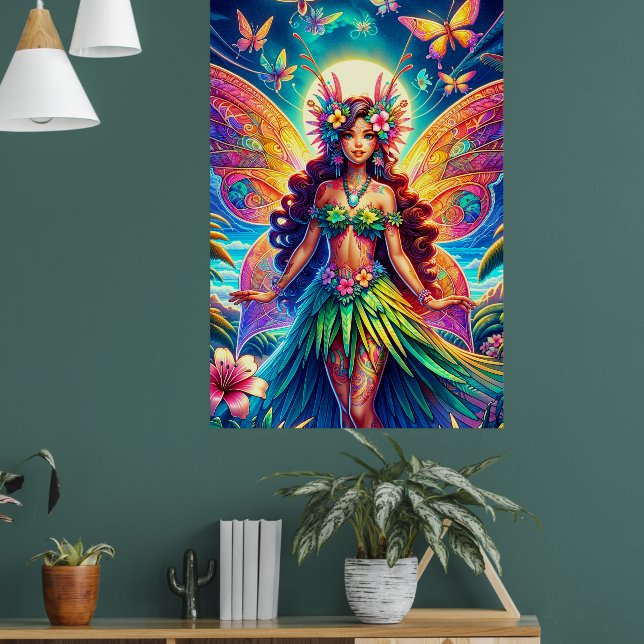 Hawaiian Fairy Poster (Wohnzimmer 1)
