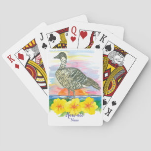 Hawaiian Gänse Nene Staat Bird of Hawaii Spielkarten