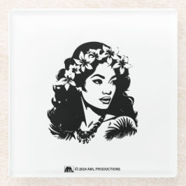 HAWAIIAN GIRL 1 GLASUNTERSETZER