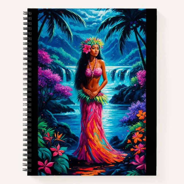 Hawaiian Godß Painting Notizbuch (Vorderseite)