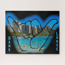 Hawaiian Hang Loose, auch bekannt als Aloha Spirit