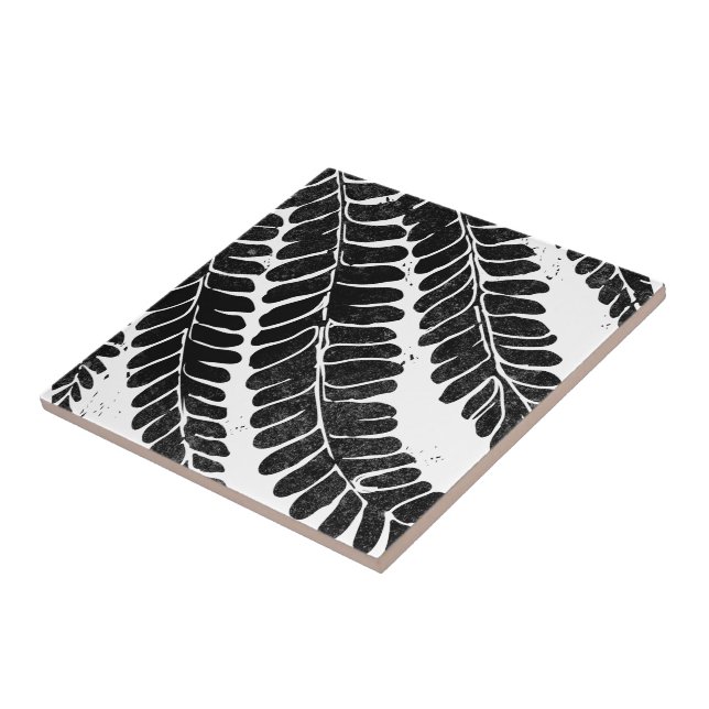 Hawaiian Haole Koa-Leucaena-Blatt Fliese (Seite)