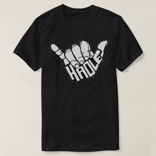 Hawaiian Haole Surf Hawaii Maui Aloha T-Shirt (Design vorne)