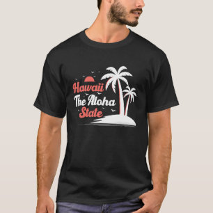 Hawaiian Hawaii Der Aloha Staat Ananas Tiki T-Shirt