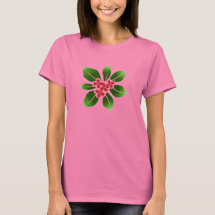 Hawaiian Holly Mele Kalikimaka Christmas Red T-Shirt