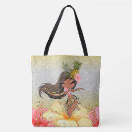 Hawaiian Hula Girl Tasche sehen zurück
