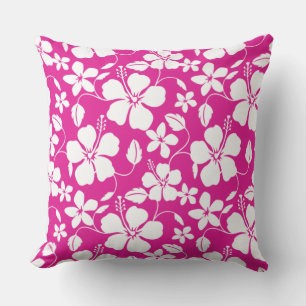 HAWAIIAN HULA (HIBISCUS) HEISS PINK KISSEN
