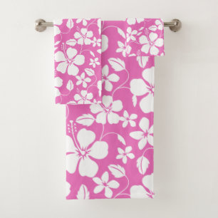 HAWAIIAN HULA (HIBISCUS) JEU DE SERVIETTES DE BAIN