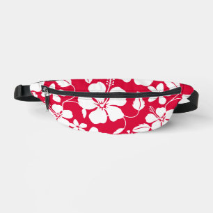 HAWAIIAN HULA (HIBISCUS) MOTIF EN ROUGE