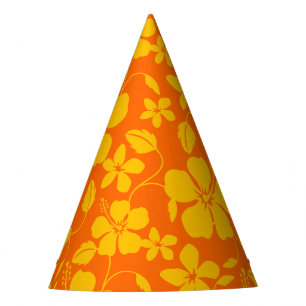 HAWAIIAN HULA (HIBISCUS) ORANGE MIX PARTYHÜTCHEN