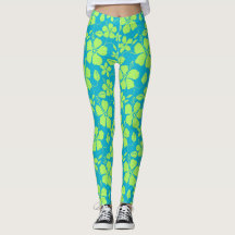 HAWAIIAN HULA (HIBISCUS) TEAL LIMETTE