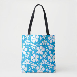 HAWAIIAN HULA (HIBISKUS) BLAU TASCHE