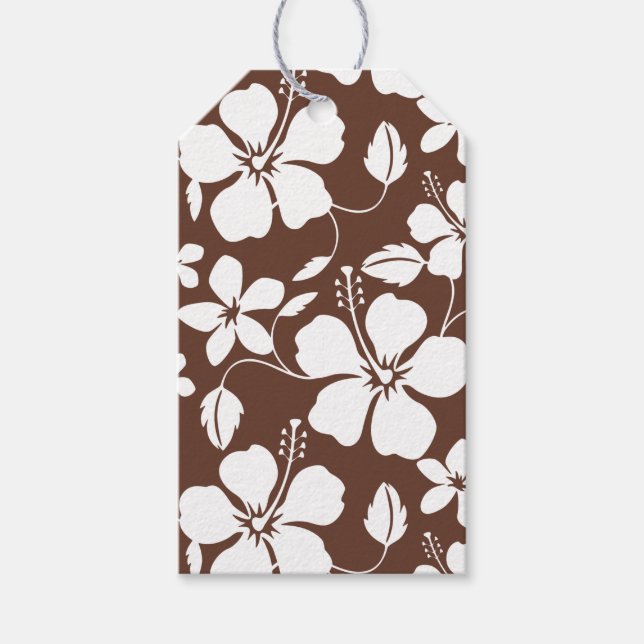 HAWAIIAN HULA (HIBISKUS) BROWN GESCHENKANHÄNGER (Vorderseite)