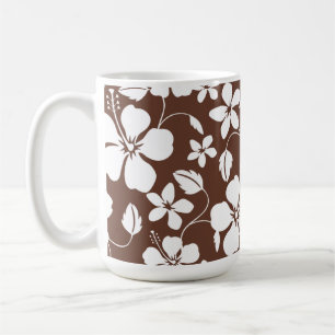HAWAIIAN HULA (HIBISKUS) BROWN KAFFEETASSE