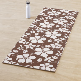 HAWAIIAN HULA (HIBISKUS) BROWN YOGAMATTE