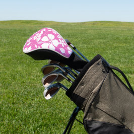 HAWAIIAN HULA (HIBISKUS) FLAMINGO PINK GOLF HEADCOVER