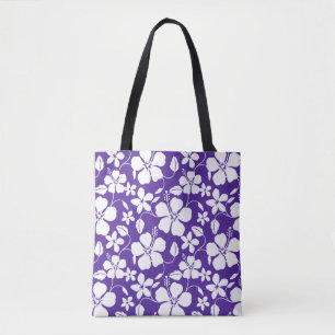 HAWAIIAN HULA (HIBISKUS) LILA TASCHE